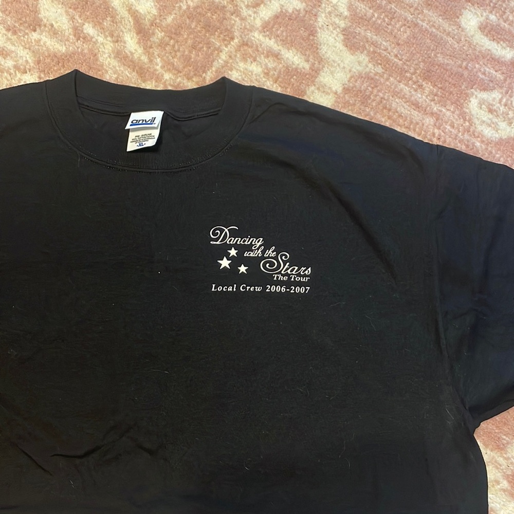 Vintage Dancing With the Stars tour crew shirt